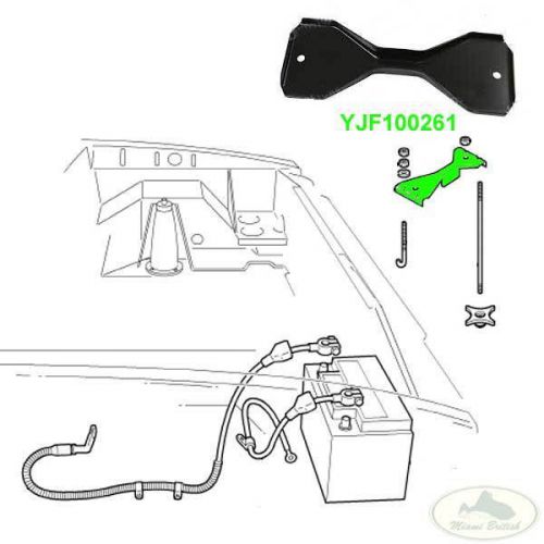 Land rover fixing battery clamp holder retainer discovery 2 ii yjf100261 used