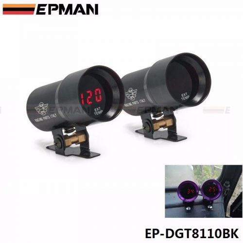 37mm digital smoked lens exhaust gas temperature egt gauge black