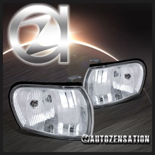 95-01 subaru impreza clear corner lights turn signal lamp depo