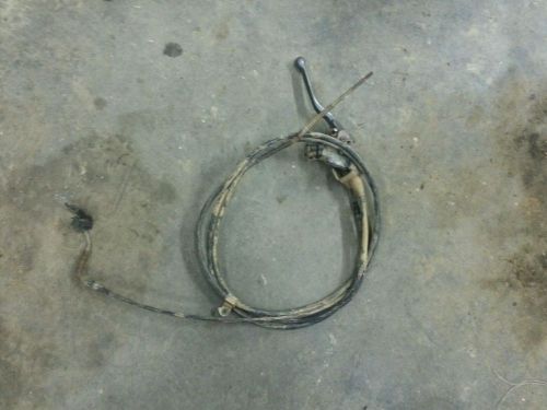 98 honda 400 foreman rear brake reverse lever with cables