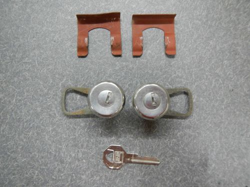 63 64 65 buick riviera door locks with key &amp; clips working pair 1963 1964 1965