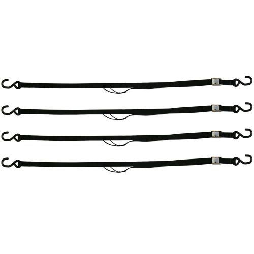 4-pack 1&#034; heavy duty cam buckle cargo carrier tie-down straps vh-strap-c