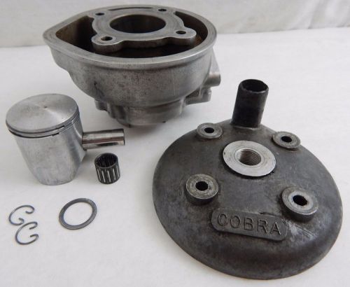 1999 cobra cx50 sr oem cylinder jug w/ matched piston &amp; head - used part 99 cx
