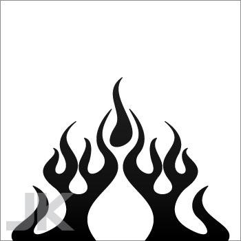 Decal stickers flame car parts motors flames fire racing body tuning 0502 x4f72