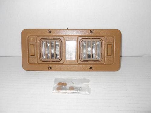 Rv 12 volt helix double swivel interior light tan hd-0104