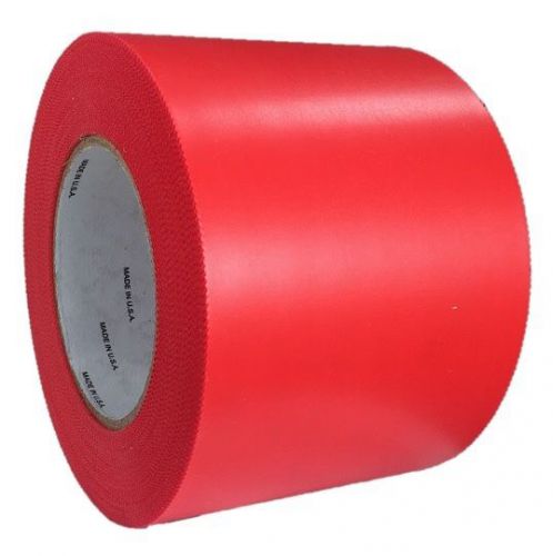 Impact tapes red shrink wrap tape (4&#034; x 60 yd) made in usa &#034;pinked edge&#034;