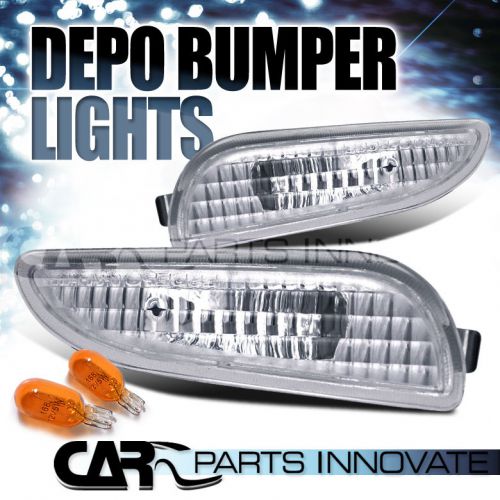 2003-2009 benz w209 clk-class clear bumper lights side marker