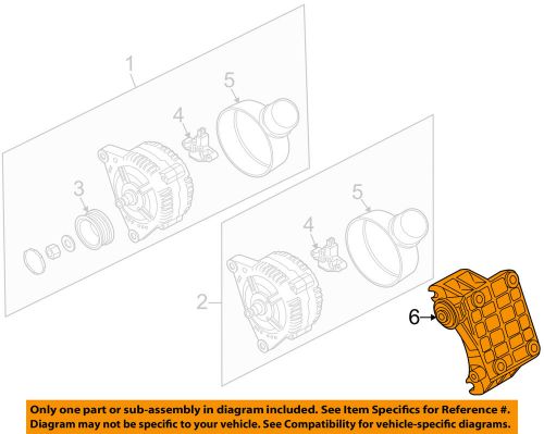 Audi oem 13-15 q7 3.0l-v6-alternator bracket 059903143aj