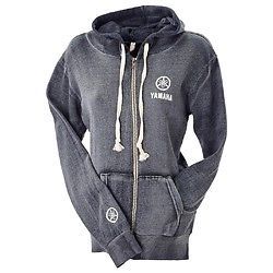 Yamaha womens zip up hoodie sweatshirt crw-14fzh-bk-xx yz yfz yzf