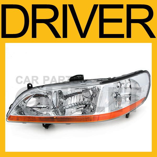 01-02 honda accord 2dr 4dr head light lamp coupe sedan assembly left new l/h