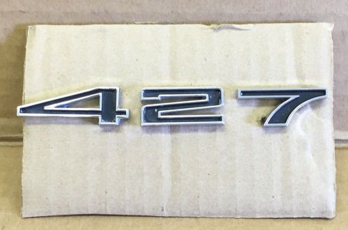 1967-1969 corvette 427 hood emblem