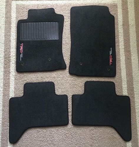 2005-2011 tacoma double cab trd-off road premium carpet floormat set