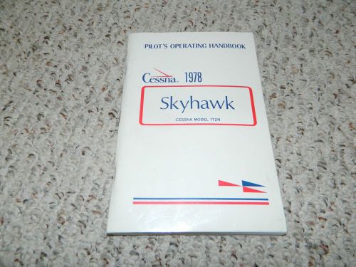 Cessna skyhawk  pilots operating handbook model 172n