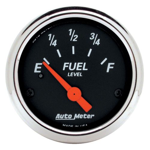 Auto meter 1424 designer black; fuel level gauge