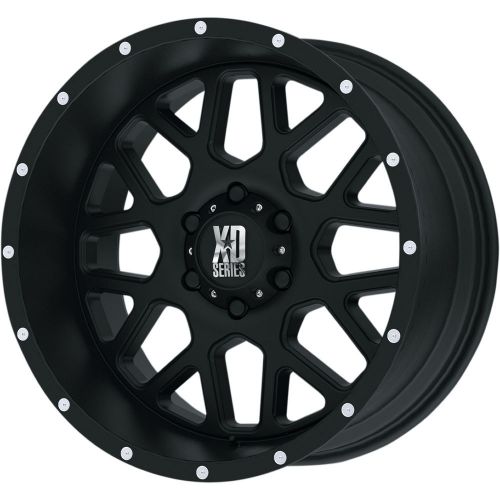 18x9 black xd xd820 6x5.5 -12 rims federal couragia mt 35x12.5x18 tires