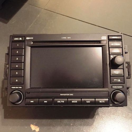 Mopar factory oem navigation gps 6 cd player changer radio stereo system