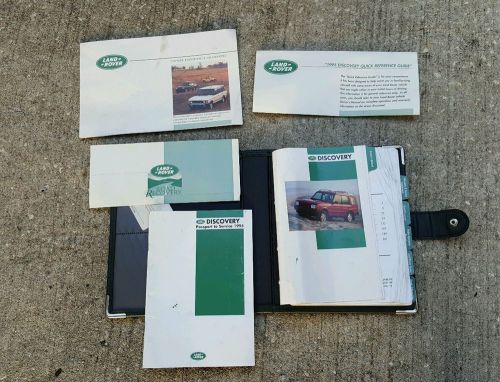 1995 land rover discovery 1 owner&#039;s manual oem