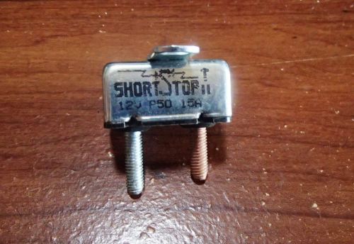 *new* shortstop 12v p50 15a  reset circuit breaker rv trailerlamp truck metal