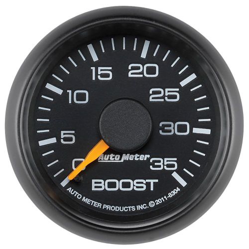 Auto meter 8304 chevy factory match; mechanical; boost gauge