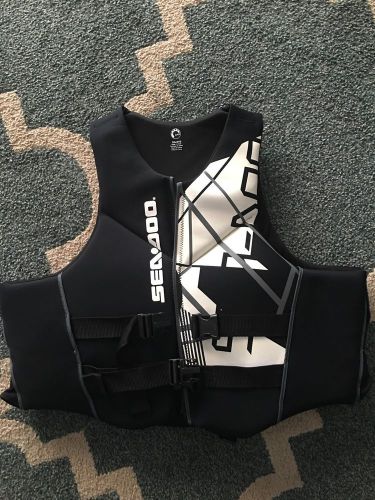 2016 sea-doo freedom pfd 2858640990 3xl black life jacket neoprene