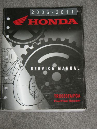 Trx680fa/fga 2006 2011 fourtrax rincon honda oem service manual 61hn855