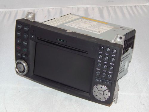 2009-2011 mercedes benz w171 slk gps navigation display screen radio unit oem