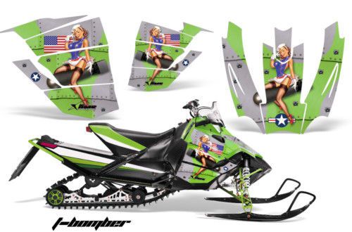 Amr racing sled wrap arctic cat snopro 600 graphics kit