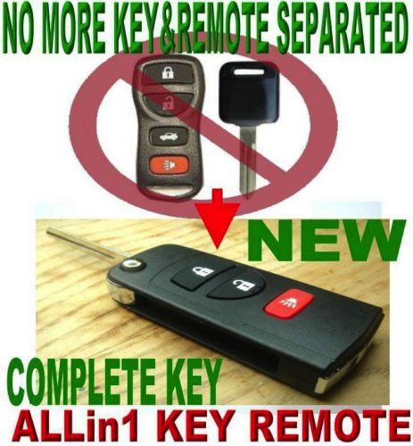 Nissan - all-in-one transponder keys (pair) *read description for model fit*