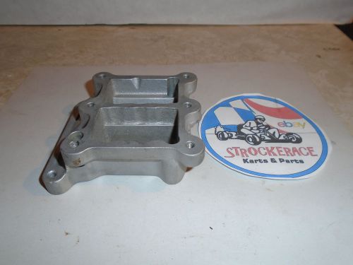 Vintage racing go kart gem mcculloch v12 intake base cart part