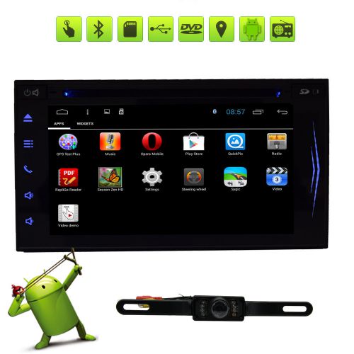 Hd 1080p 7&#034; android 4.4 wifi gps car dvd player radio bt screen mirroring camera