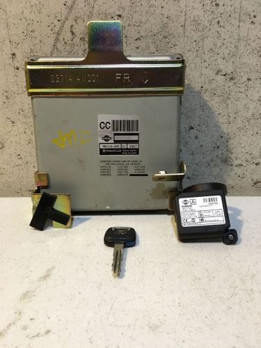 02 pathfinder qx4 engine control module computer mec14-345 immobilizer key