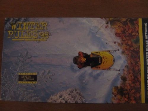 Ski doo mach z formula mx z summit tundra grand touring 1998 vhs tape