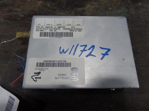 07 buick lacrosse a/v equipment satellite receiver id: 15837420