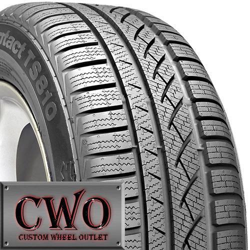 4-new continental ts810 winter contact 195/55-16 tires