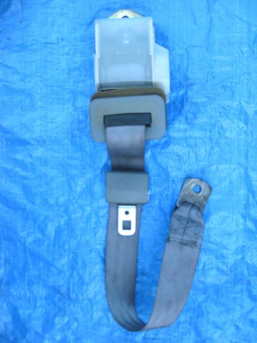 1989-1992 camaro firebird right rear seat belt assembly gray