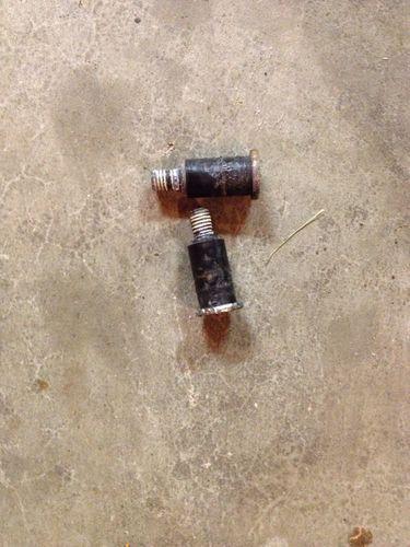 Vw volkswagen rabbit diesel rear seat mount screws