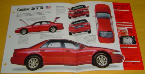 1998 1999 cadillac sts v8 279 ci 300 hp smfi imp info/specs/photo 15x9