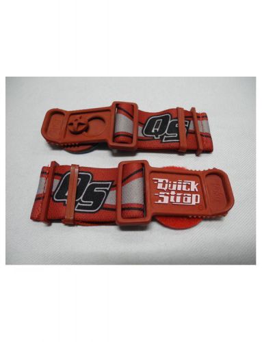 Roko goggle quick release speed straps for helmet red