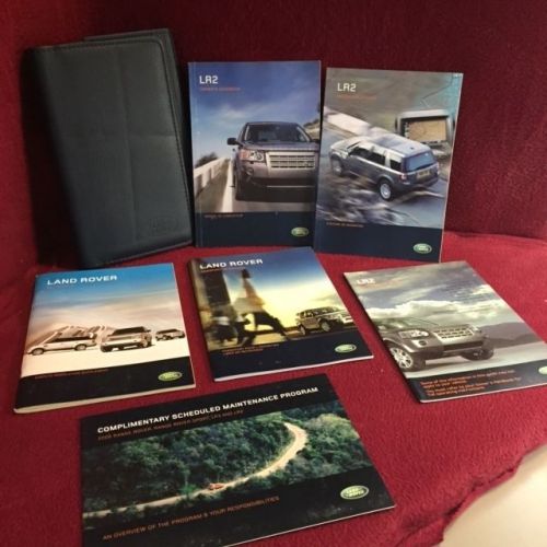 2007 land rover lr2 oem owners manual book set with navigation book and case