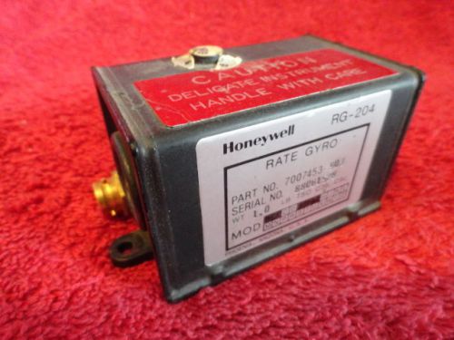 Honeywell rg-204 rate gyro p/n 7007453-903