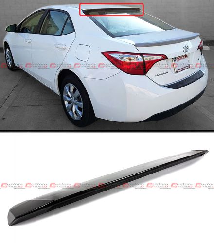 Jdm sport style rear roof window spoiler visor wing for 2014-2016 toyota corolla