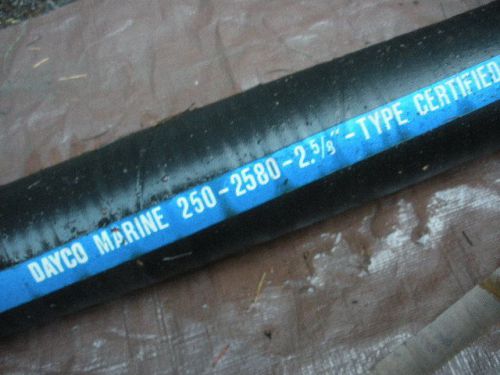 Marine wet exhaust / water hose per foot dayco 250-2580 2-5/8&#034; id hardwall