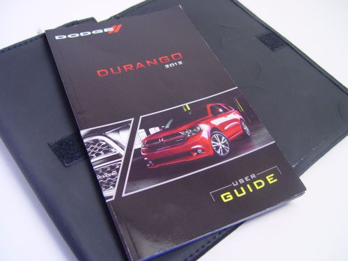 2012 dodge durango owners manual users guide  se sxt  users guide