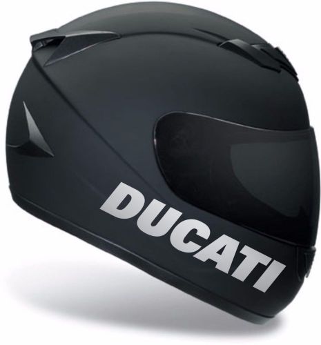 2 x ducati sticker decal for helmet 999 998 848 1098 diavel streetfigter monster