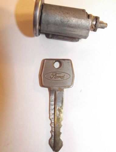 Vintage classic ford lock with key