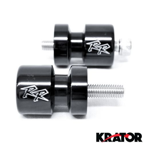 Honda 8mm swingarm spools black delrin sliders protecters paddock stand set rr