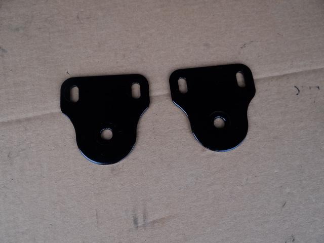 Jeep wrangler interior windshield to dash frame brackets, yj & cj oem