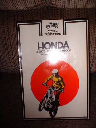 Honda 1970 1971 1972 honda 100-250cc singles - clymer service - repair manual