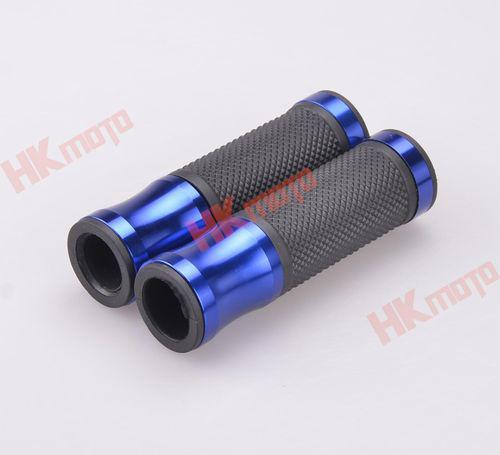 Blue 7/8" handlebar hand grips for ducati monster 400 600 695 696 796