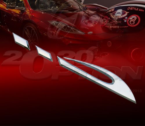 Ip-438 pilot rush accent emblem stick-on auto body molding trim adhesive decal